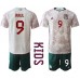 Cheap Mexico Raul Jimenez #9 Away Football Kit Children World Cup 2022 Short Sleeve (+ pants)